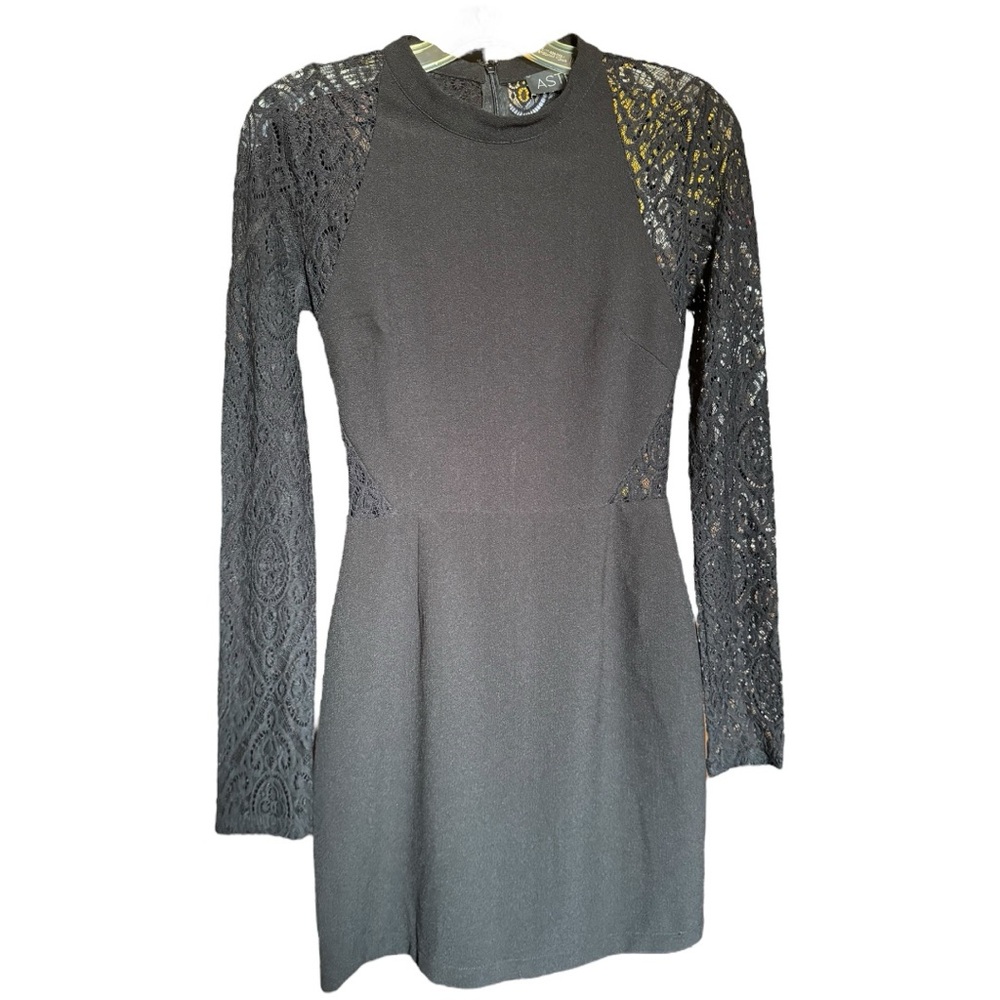 ASTR Long Sleeve Lace Cocktail Summer Dress - Picture 3 of 7